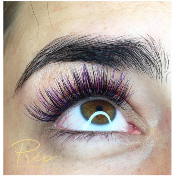 Coloured Lash Extensions in Vancouver! | Prép Beauty Parlour